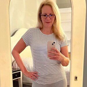 Cabi 6130 Meet Up Tee Medium EUC